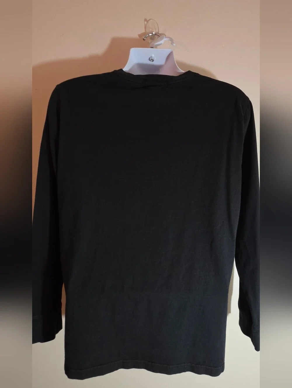 Polo by Ralph Lauren Kid's Black Long-Sleeve Crew Neck Shirt